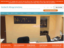 Tablet Screenshot of narberthallergy.com
